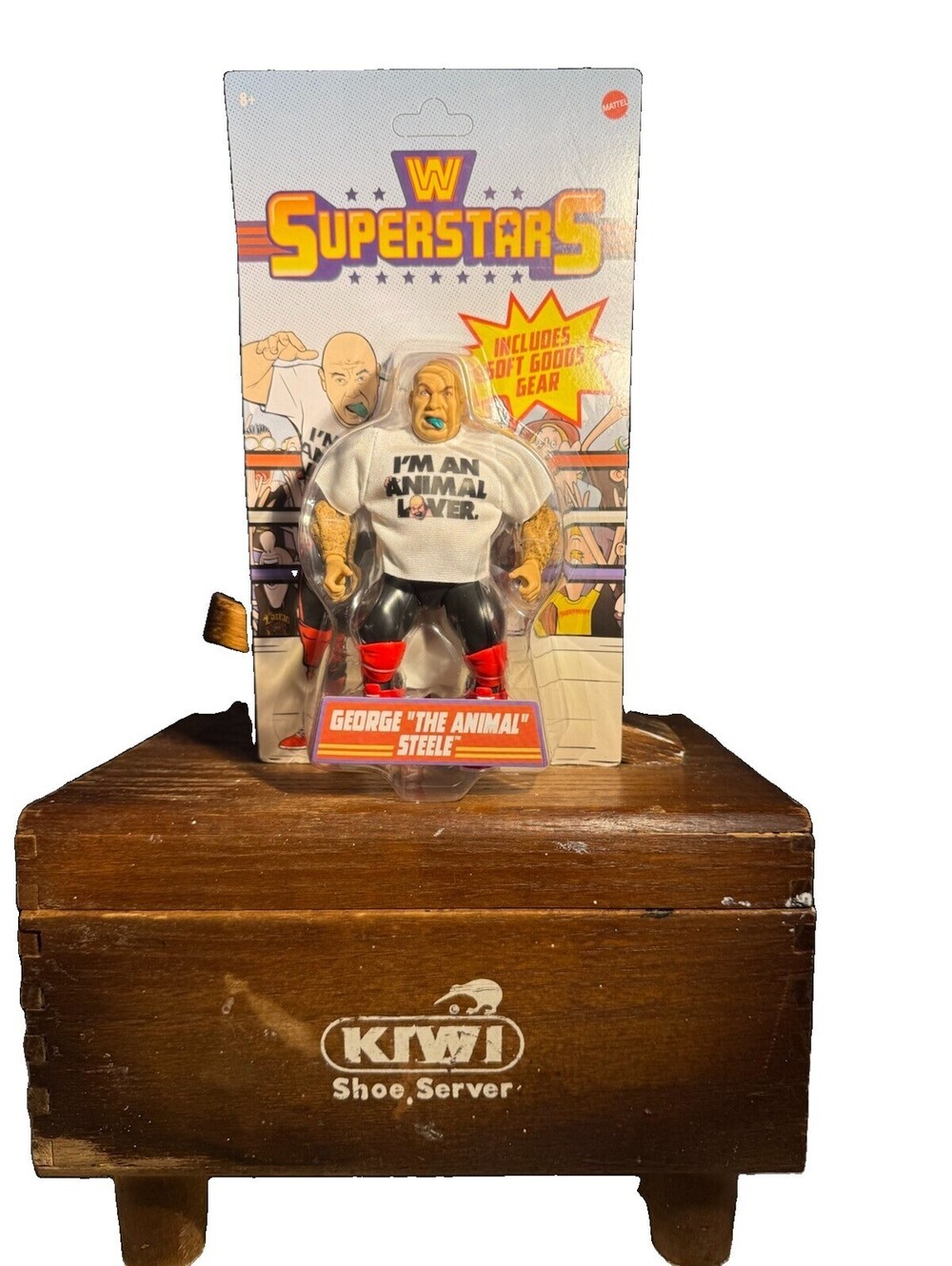 Mattel WWE Superstars George “The Animal” Steele Series 15 Figure NEW Sealed